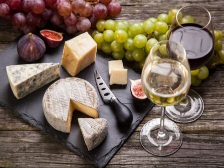 Maridaje de vinos y quesos