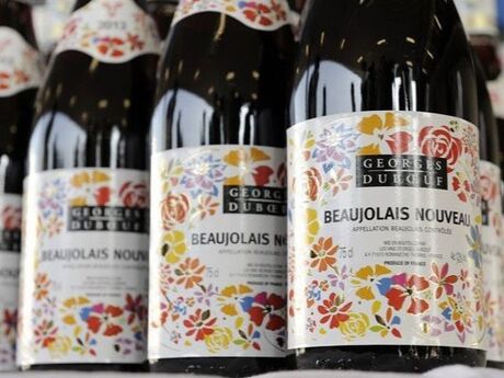 Vinos franceses. Fiesta del vino Bejalouis Noveau